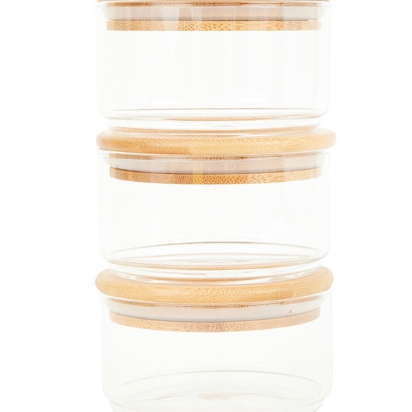 SHORT STORIES
Stackable Glass Containers with Lids - Set of 3 - Picture 2 of 3